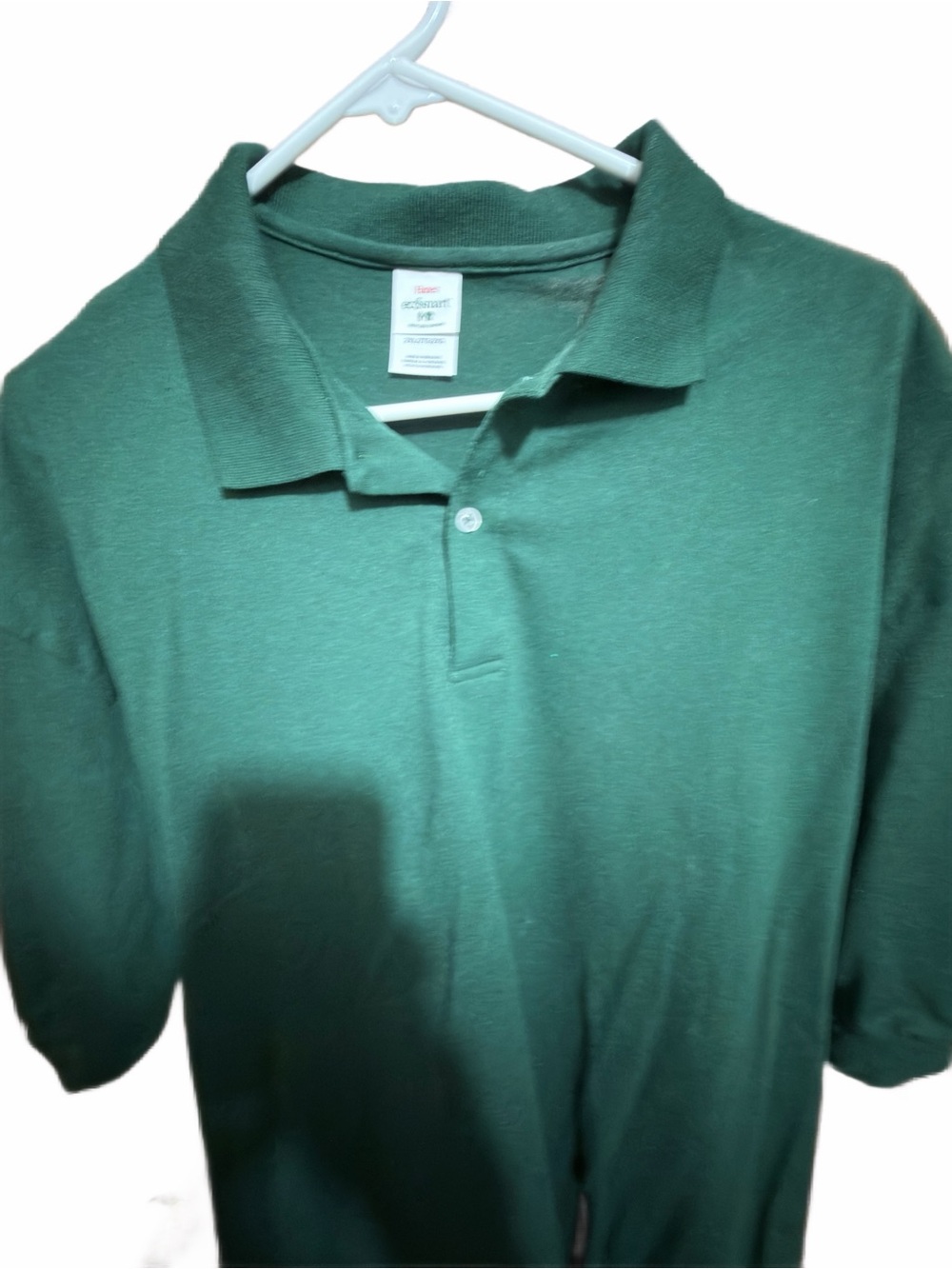 Hanes EcoSmart Men's Polo Shirt Size 2XL Deep Forest Green
